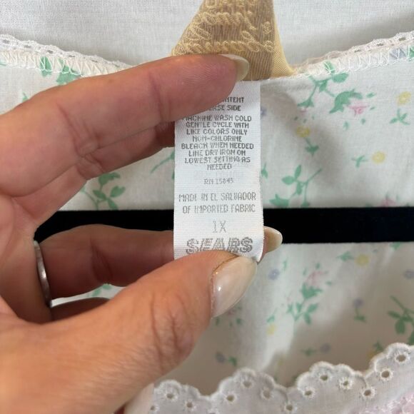 Ladies Vintage Carriage Court Woman Nightgown and Robe Set Size 1X - Picture 15 of 16